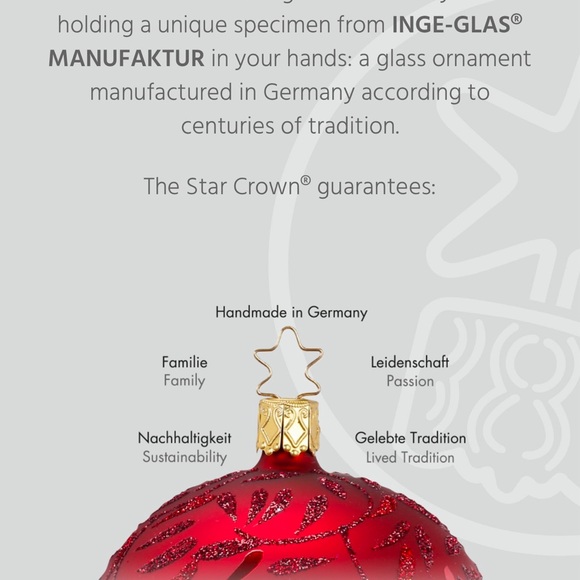 NEW Inge Glas Limited Edition Victorian Swan- German Glass Christmas Ornament - Picture 15 of 15